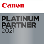 Canon Platinum Partner logo 2021